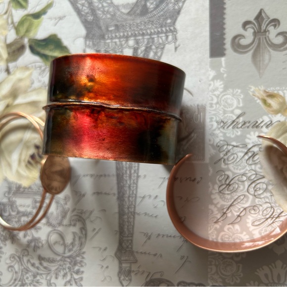 Copper Bangle Set NEW - Picture 4 of 4